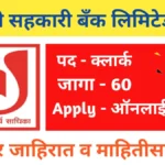 Deogiri Nagari Sahakari Bank Recruitment 2024